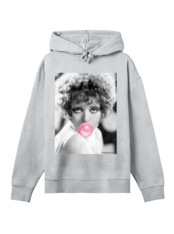 F4NT4STIC Hoodie Clara Bow Blowing Bubble Gum in grau meliert