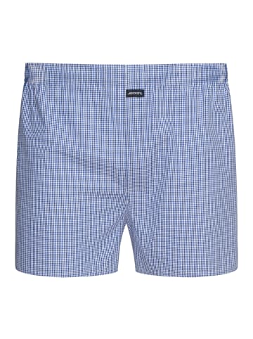 Jockey Boxershort Everyday Check Woven in Hellblau