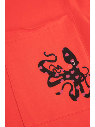 Coccodrillo T-Shirt mit kurzen Ärmeln in rot