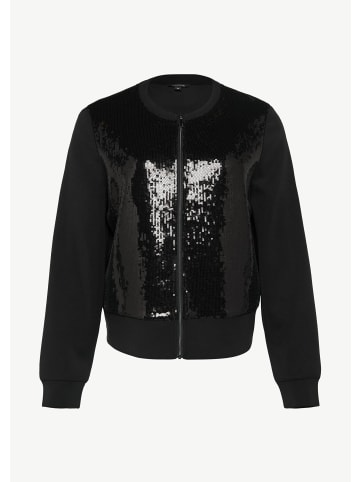comma Sweatshirt Jacke in 9999_schwarz