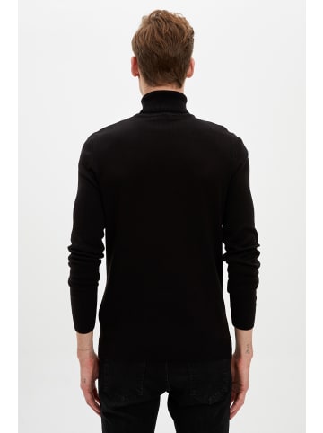 DeFacto Rollkragenpullover SLIM FIT in Schwarz