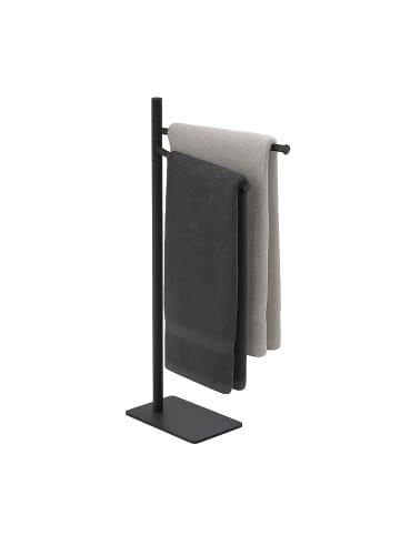 relaxdays Handtuchständer in Schwarz – (B)33,5 x (H)78 x (T)14 cm