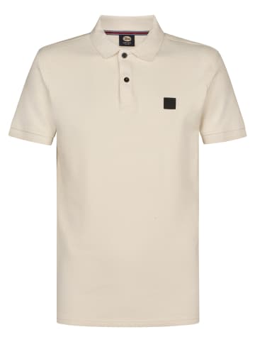 Petrol Industries Kurzarm-Poloshirt Aceite in Weiß