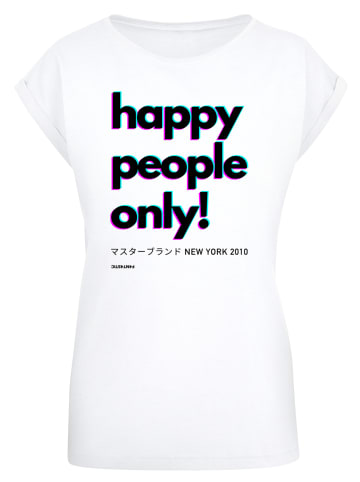 F4NT4STIC T-Shirt Happy people only New York in weiß