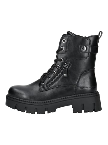 Tom Tailor Stiefelette in Schwarz