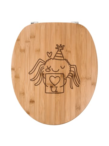 Mr. & Mrs. Panda WC-Brille Spinne Agathe Brief ohne Spruch in Transparent