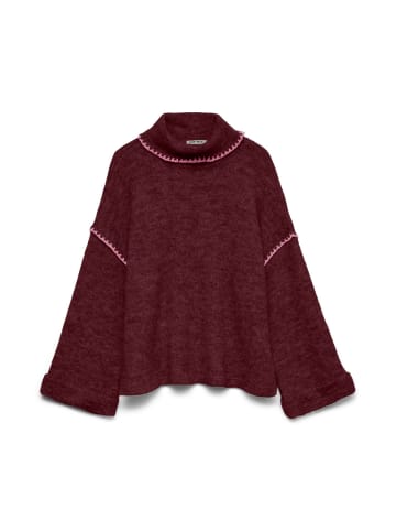 Vero Moda Strickpullover in Burgundy