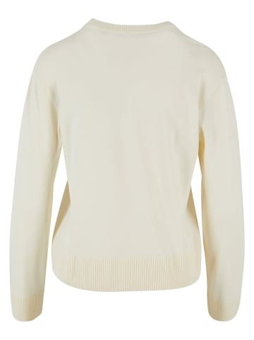 Urban Classics Urban Classics Damen Ladies Knitted Roundneck Sweater in whitesand