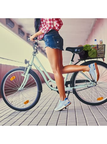 relaxdays Fahrradkorb in Schwarz - (B)30 x (H)22 x (T)46 cm