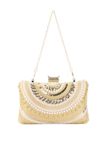 IZIA Women Clutch in Gold