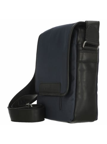 The Chesterfield Brand Fusion Mikeli - Umhängetasche 25 cm (black) in navy