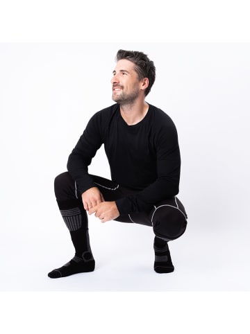 Occulto 2er Pack Skisocken Felix in Schwarz-Rot