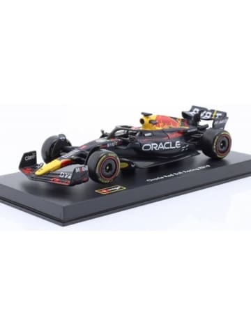 Bburago Red Bull Racing F1 RB19 Verstappen #1 (mit Helm, Maßstab 1:43) in schwarz