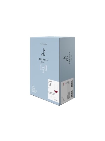 Zwiesel Glas 2er Set Bordeaux Rotweingläser Journey in 633 ml in transparent