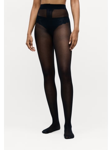 camano Strumpfhose backseam 1er Pack fine fashion 50 Denier in Schwarz silber