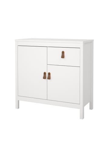 ebuy24 Sideboard Madrid Weiß 83 x 39 cm