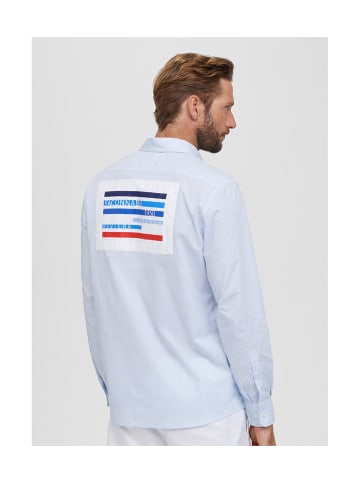 Faconnable Shirt in Blau/Mehrfarbig-5AL