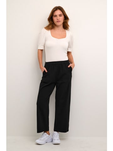 Kaffe Casual Hose KAnaya Loose fit in Black Deep