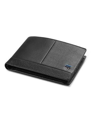 Roncato Trial DLX Geldbörse Leder 9.5 cm in nero