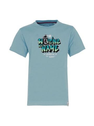 Band of Rascals T-Shirt " Writing " in arctic-blue