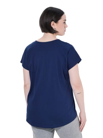 Ulla Popken Shirt in tintenblau