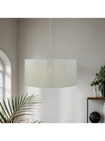 Licht-Erlebnisse Pendelleuchte Ø 55 x (T)119 cm in Weiß Creme GoldWeiß Creme Gold