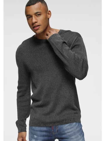 Bruno Banani Strickpullover in schwarz