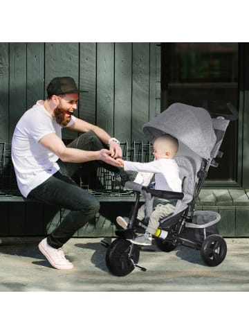 HOMCOM 6-in-1 Dreirad 102L x 49B x 102H cm