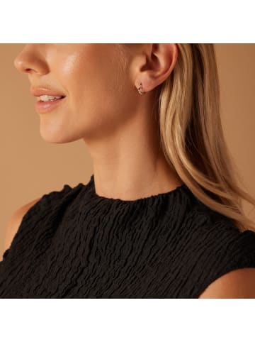 Lucardi 925 Silber Ohrringe Herz