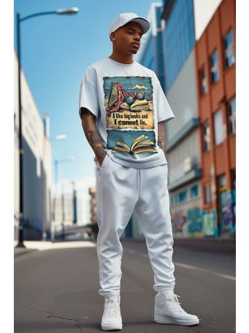 Reichstadt Reichstadt Herren Oversized T-Shirt 24RS057 Beachside Booklover XXL