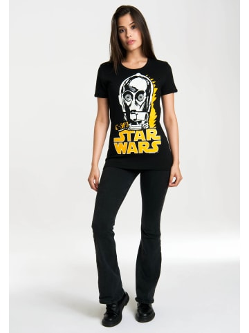 Logoshirt T-Shirt C-3PO in schwarz