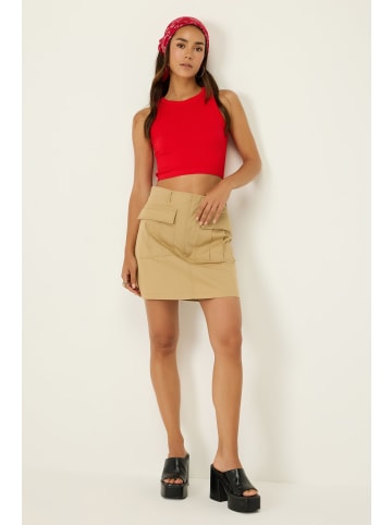 NO MATTER WHAT Crop Top in Red