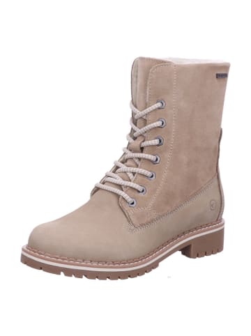 Tamaris Damen Stiefel/Boots ungefüttert  in Beige