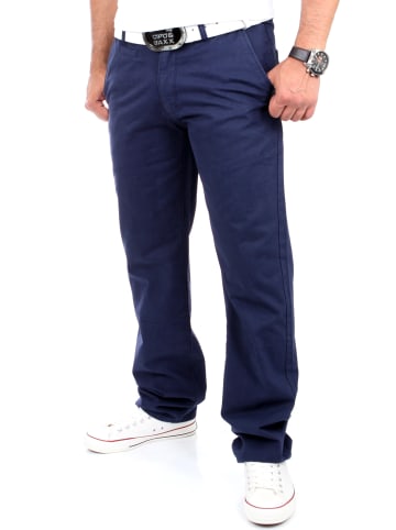 RESLAD Chino Basic in nayyblau