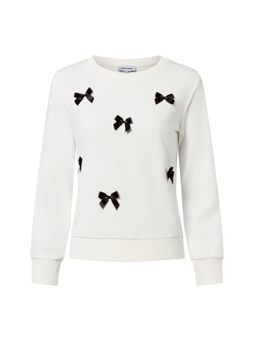 More & More Sweatshirt in ecru schwarz