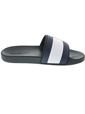 Tommy Hilfiger Flag Pool Slide Pantolette Schwarz