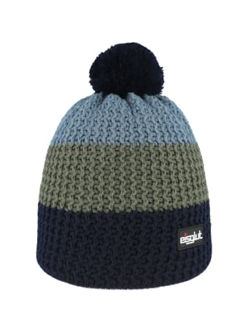 Eisglut Strickmütze in blau