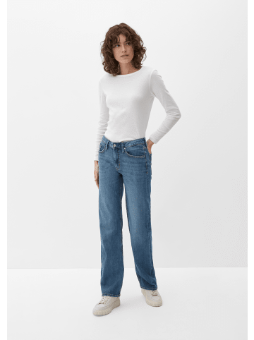 S. Oliver Jeans-Hose lang in Blau