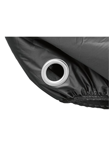 EASYmaxx Wetterschutzhaube Fahrrad 200x70x110cm schwarz inkl. Transporttasche Schwarz