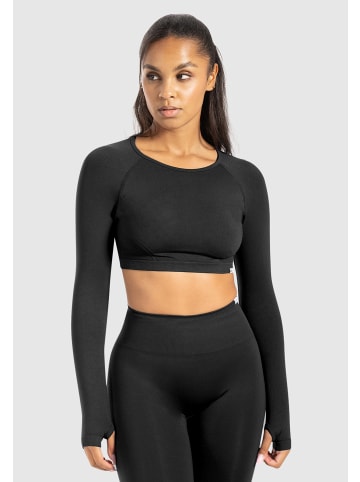 SMILODOX Longsleeve Linnea in Schwarz