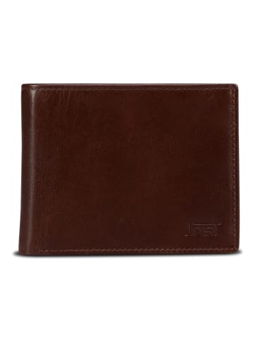 Jost Vardo Geldbörse RFID Schutz Leder 12.5 cm brown