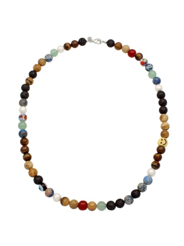 KUZZOI Halskette 925 Sterling Silber in Bunt