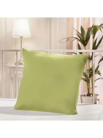 Estella Single-Jersey Kuschelkissenbezug in lindgrün