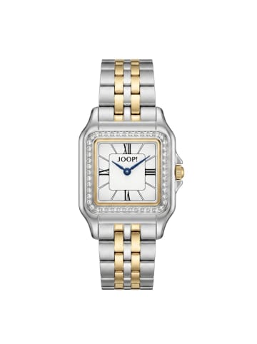 JOOP! Quarzuhr Edelstahl, IP silber+gold in Bicolor