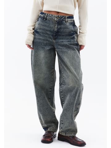 OXXO Röhrenhose MID BROWN DENIM