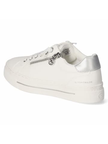 Tom Tailor Schnürhalbschuh in weiß