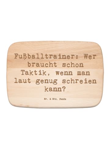 Mr. & Mrs. Panda Schneidebrett Spruch Fußballtrainer Motivation ... in Transparent