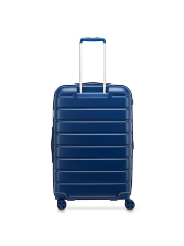 Roncato Relife 4 Rollen Trolley 73 cm mit Dehnfalte blau