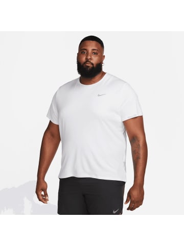 Nike Performance Laufshirt Dri-FIT UV Miler in weiß