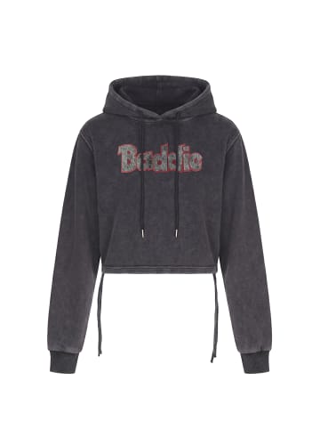 myMo ROCKS Women Hoodie in Grey Stone Wash